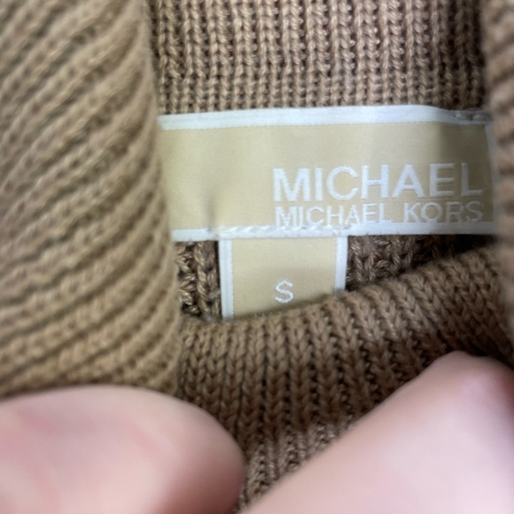 MICHAEL Michael Kors Tan Cowl Neck Sweater - Picture 5 of 7